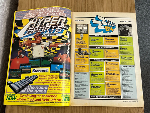 Zzap! 64 Issue No.4 August 1985 Commodore 64 Magazine -👽👾Retro Gift Idea👾👽 - Afbeelding 5 van 12