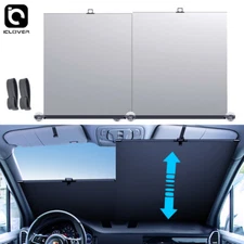 Automatic Retractable Car Windshield Sun Shade Front Windows Roller UV Protector