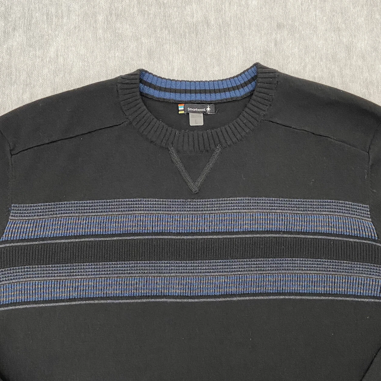 smartwool crewneck merino wool blend long sleeve sweater