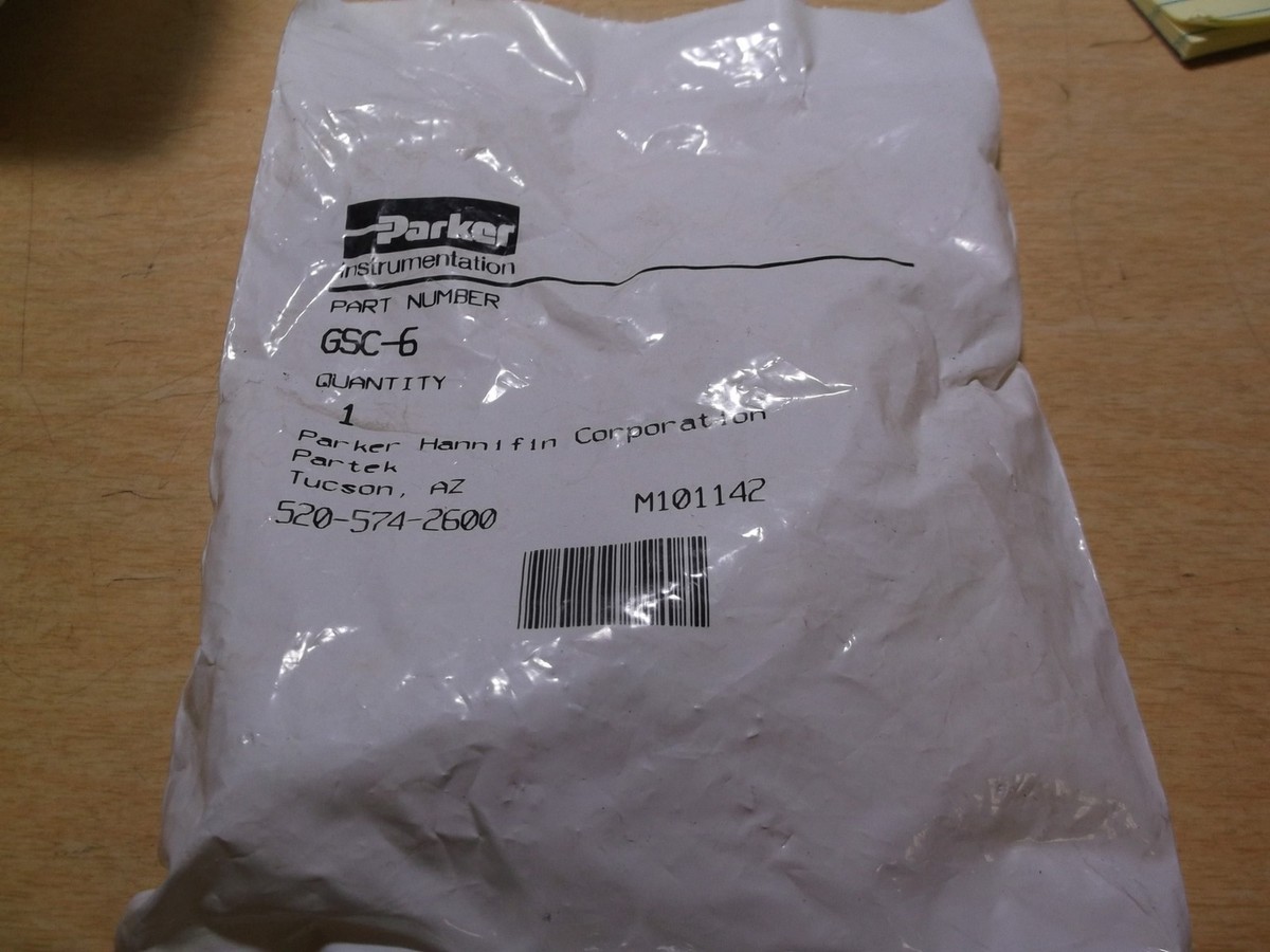 NEW Parker GSC-6 High Purity Union Fitting 3/8