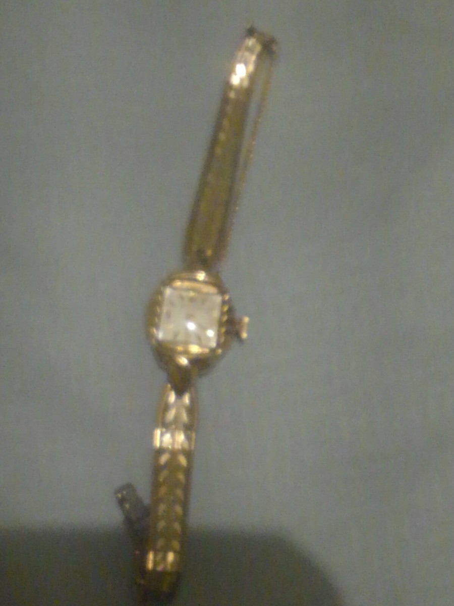 RARE! Bulova Swiss Ladies M8 10K R.G.P Bezel Stainless Steel RARE! Bulova Swiss Ladies M8 10K R.G.P Bezel Stainless Steel