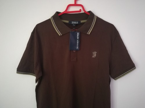 POLO TRUSSARDI COLORE MARRONE TRUSSARDI ACTION CON CARTELLINO - (109) - Foto 7 di 12