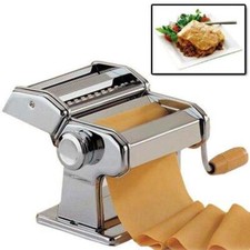 Heavy Duty 5 In 1 Manual Adjustable Pasta Maker Machine Roller Stainless Steel