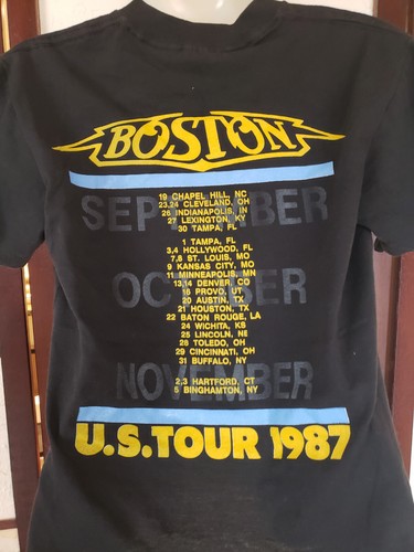 Vintage Boston "Third Stage" T-Shirt Classic Concert Tour Tee SMALL - Bild 1 von 2