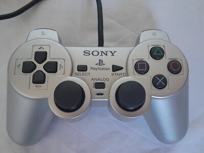 Official Ps2 Controller Silver Dualshock Playstation New Button Flex  UK