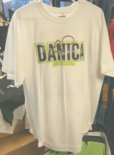 VINTAGE CHASE #7 DANICA PATRICK GODADDY JR MOTORSPORTS WHITE TEE SHIRT LARGE NWT - Picture 2 of 2