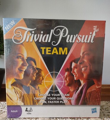 Trivial Pursuit Team Edition Game By Hasbro 2009 - New Sealed. CMS