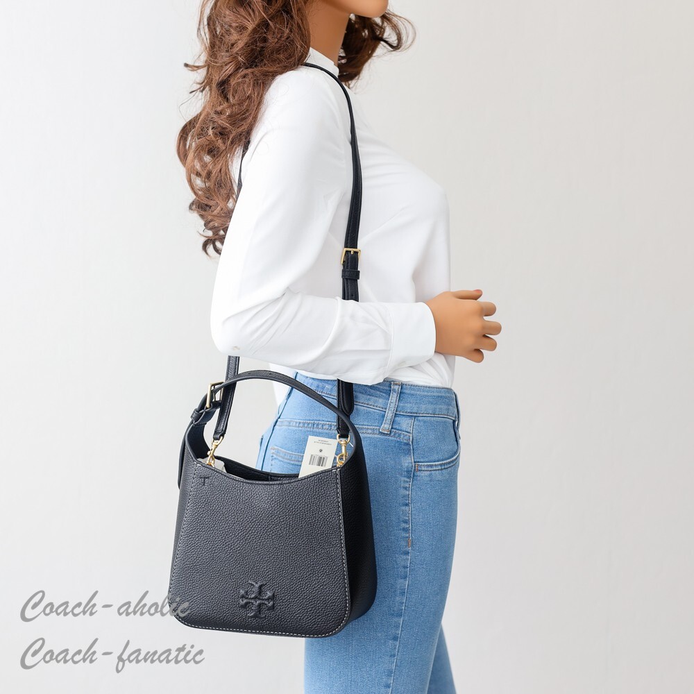 NWT Tory Burch Thea Small Bucket Bag Leather Crossbody in