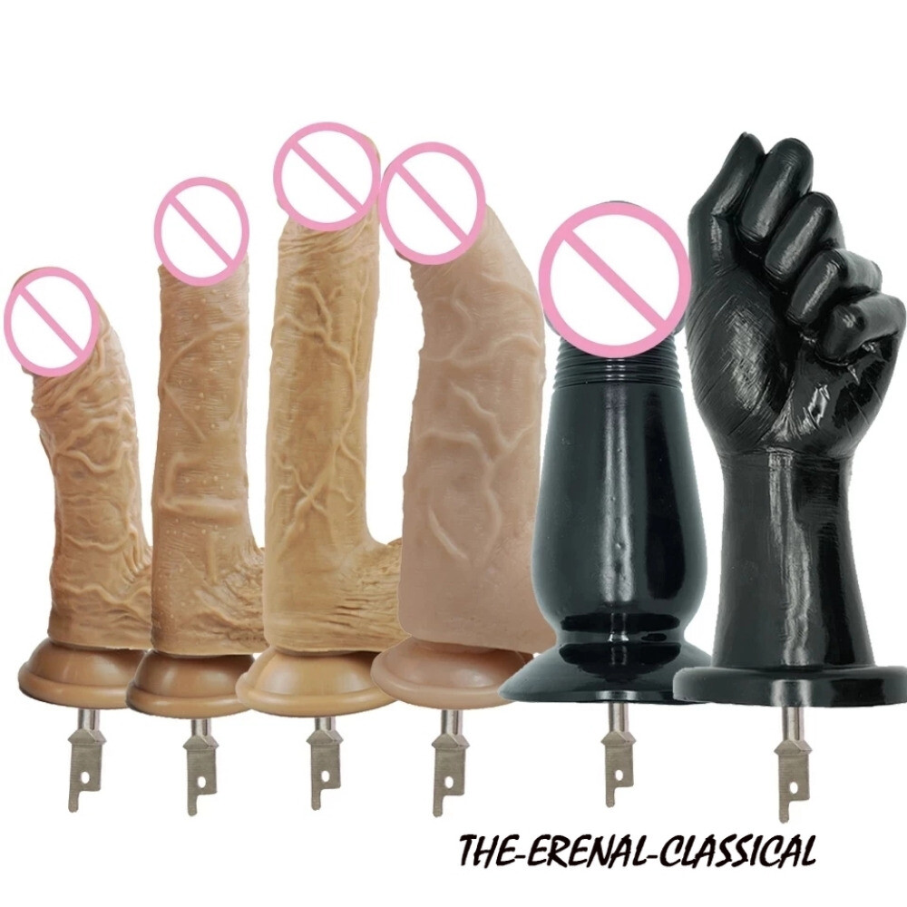 Saw Silicone dildos Attachments for Sex Machine sizes expander Oversized dildo