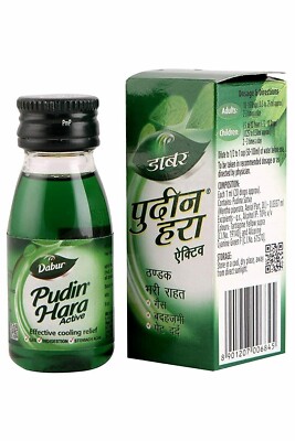 Dabur Pudin Hara Active Digestion Solution - 30ml Relieves Indigestion - India