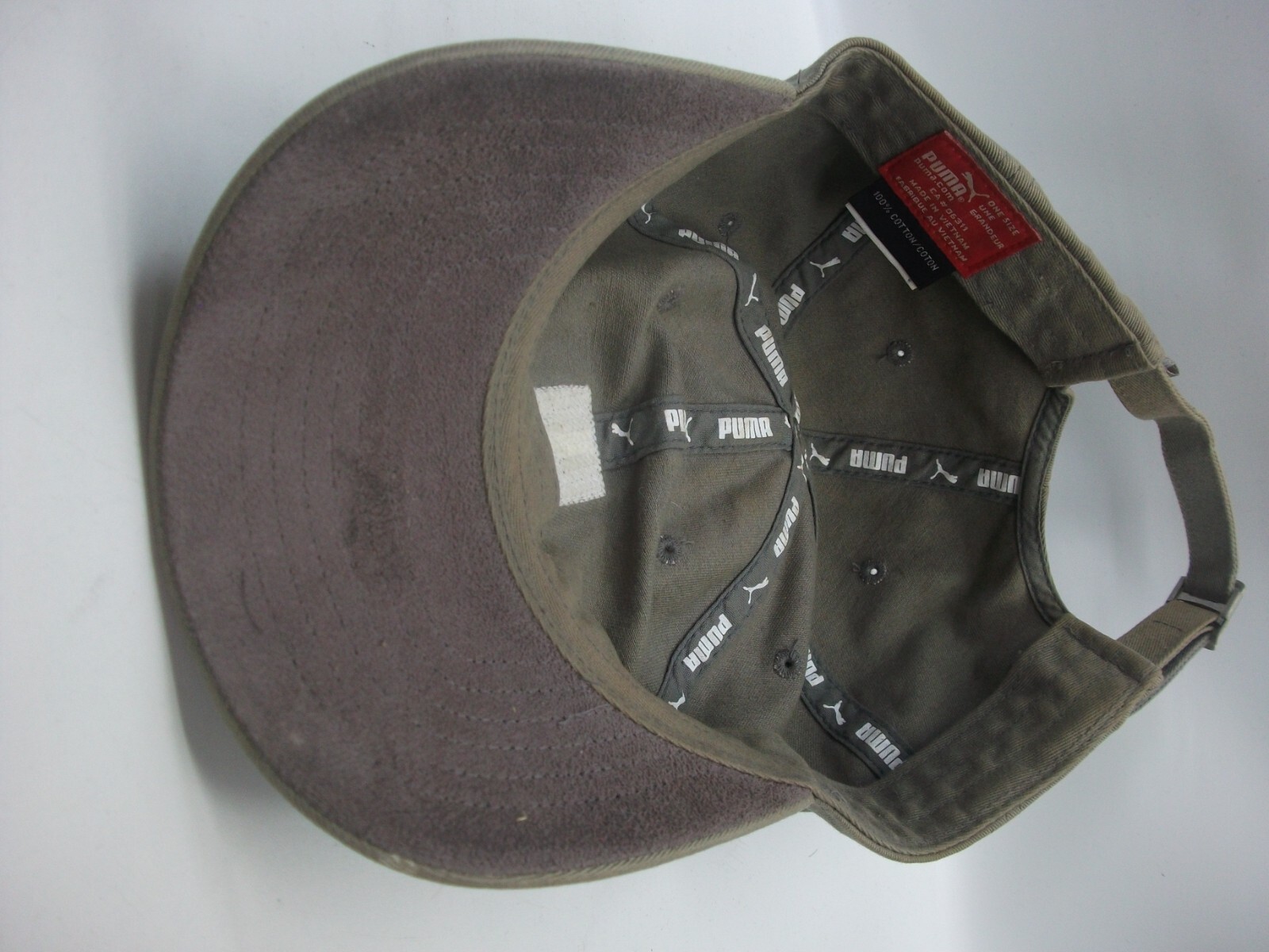Puma Hat Greenish Gray Strapback Baseball Cap - image 14