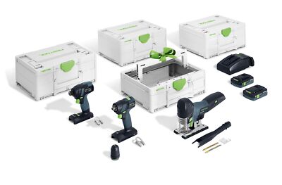 Festool Akku-Combo-Set Montage TID 18/TXS 18/PSC 420/TB M 137 | 578026