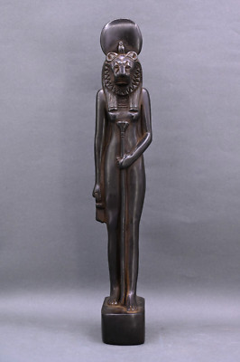 Rare & Great egyptian statue of goddess Sekhmet, made from stone, made in Egypt