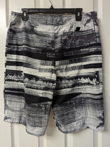 O'rageous Hawaiian Print Swim Board Shorts Tropical Print Mens Size 34 - 第 6/8 張圖片