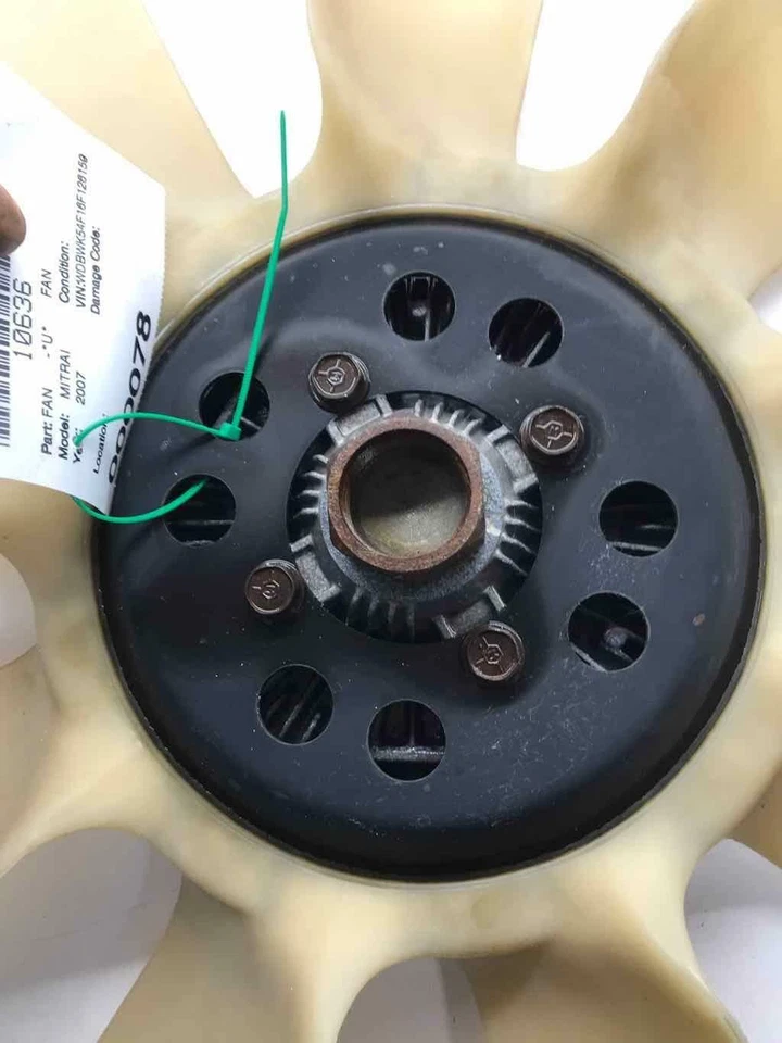 Mitsubishi Raider 2007 motor ventilador hoja plástico Dorman 52029288AB fabricante original  Foto 4 de 4