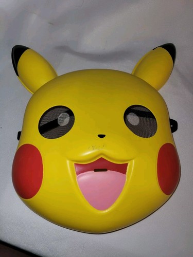 Pokemon Pikachu Mask Costume Accessory Deluxe Adults Kids Pokemon Halloween
