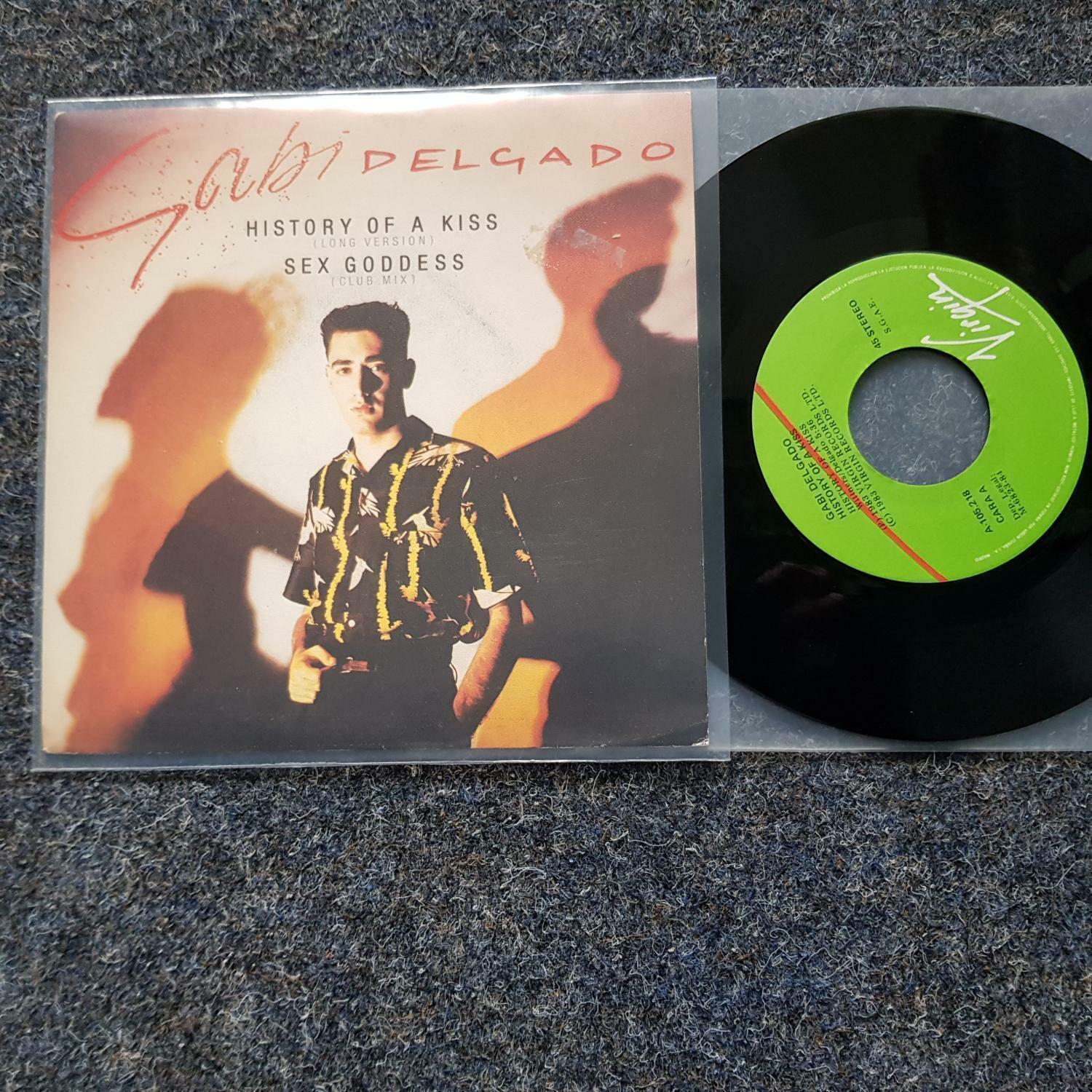 7"" Single Vinyl Gabi Delgado/ DAF - History of a kiss/ Sex goddess SPAIN