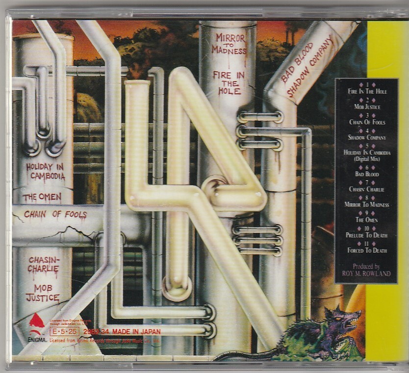 Laaz Rockit Annihilation Principle Japan CD 1st press 29B2 Laaz Rockit Annihilation Principle Japan CD 1st press 29B2