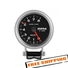 Auto Meter 3780 Sport-comp 3-34 Pedestal Tachometer Gauge 0-8000 Rpm