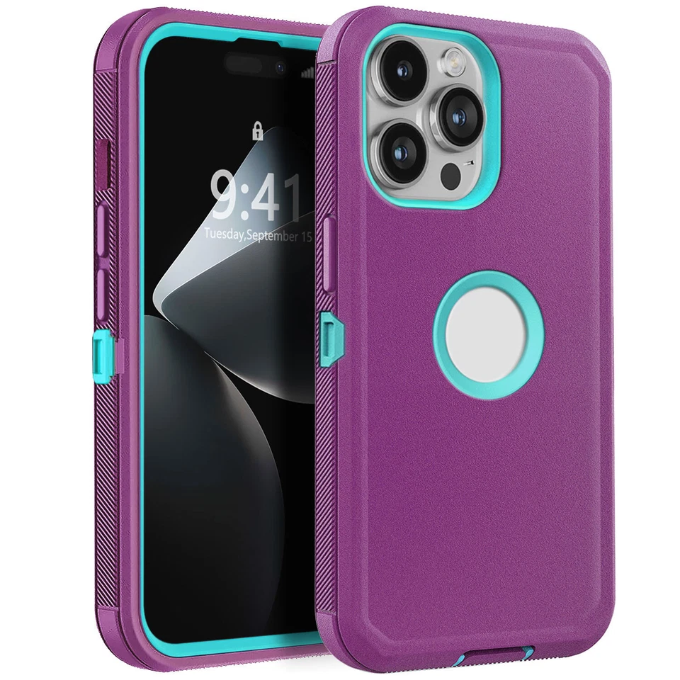 Paquete de 7 fundas a prueba de golpes para iPhone 11 12 13 14 15 16 Pro Max SE 2 3ª 6 7 8 Foto 2 de 4