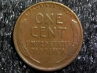 1934-P Lincoln Wheat Cent Penny Coin Double Die Reverse DDR Error (E4373)