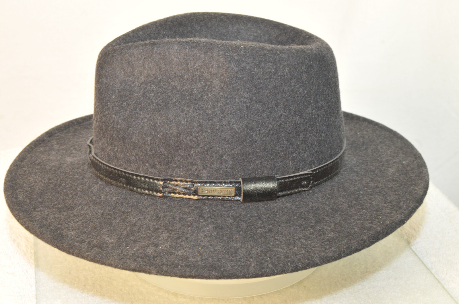 Pendleton Mens Size Medium Charcoal Gray Wool Fed… - image 3