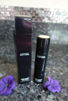 MAC prep + prime natural radiance new in box full size 1.7oz yellow