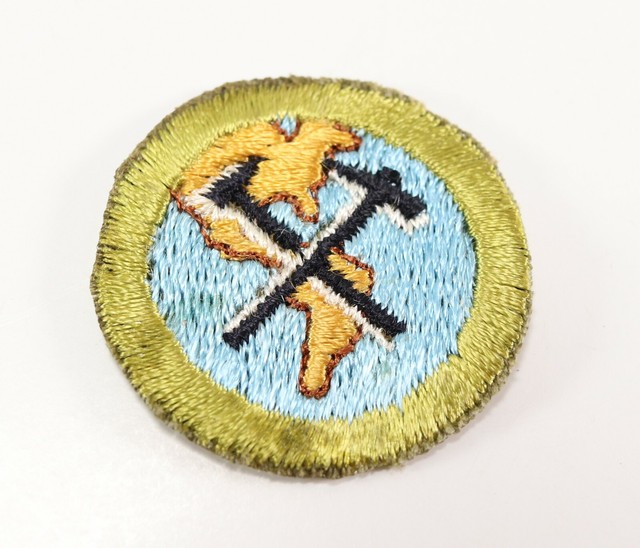 BOY SCOUTS GEOLOGY MERIT BADGE TYPE G NEW eBay