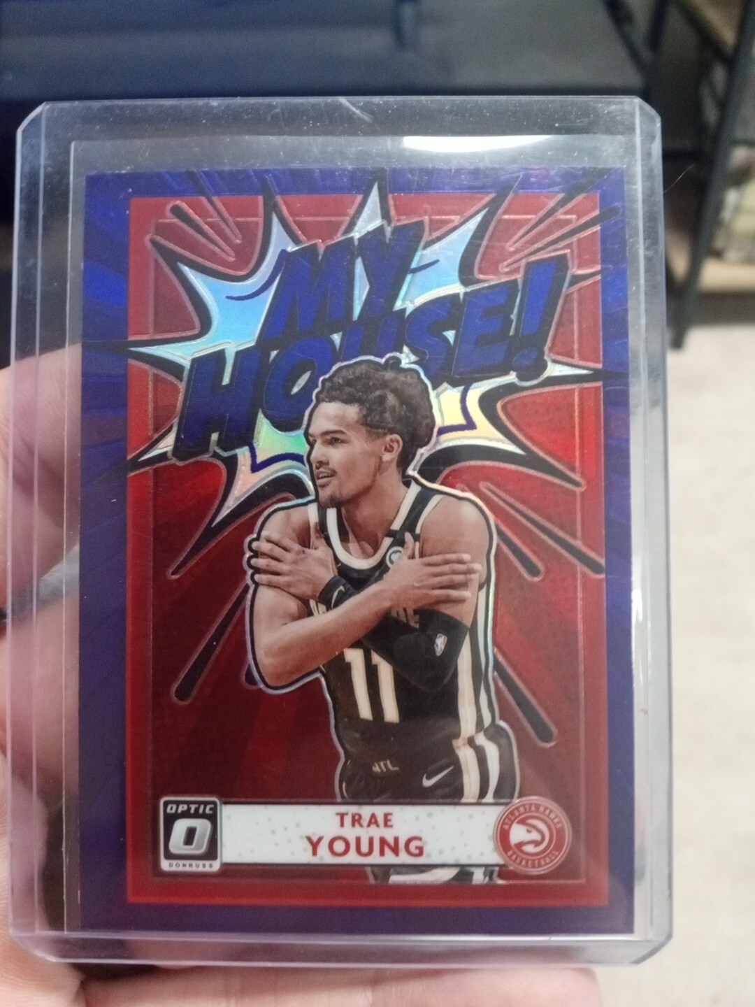 2020-21 Panini Donruss Optic Basketball Trae Young My House  Purple Prizm 🔥🔥