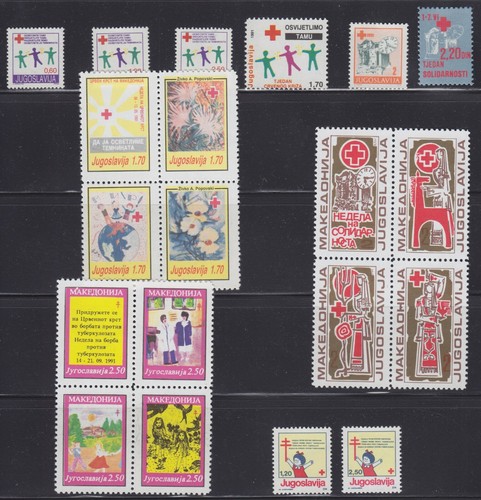 Yugoslavia 1991 Surcharge stamps complete year, Michel 192-211, MNH