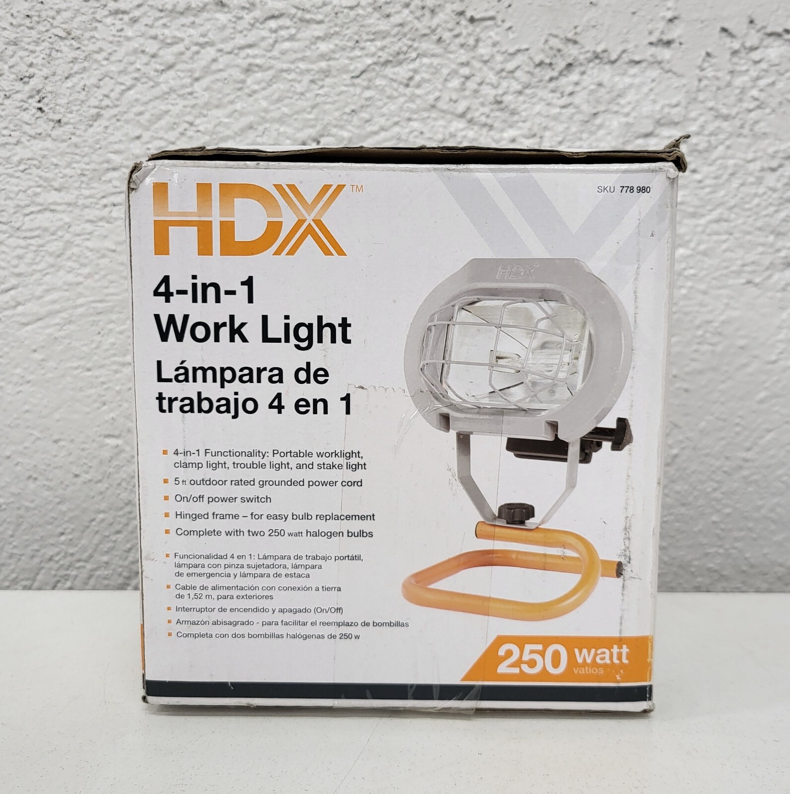 HDX Halogen Portable Work Light | eBay