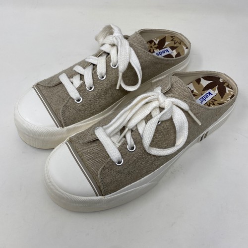 de plataforma Keds para mujer talla 9 gruesos cordones bronceados zapatillas de salto | eBay