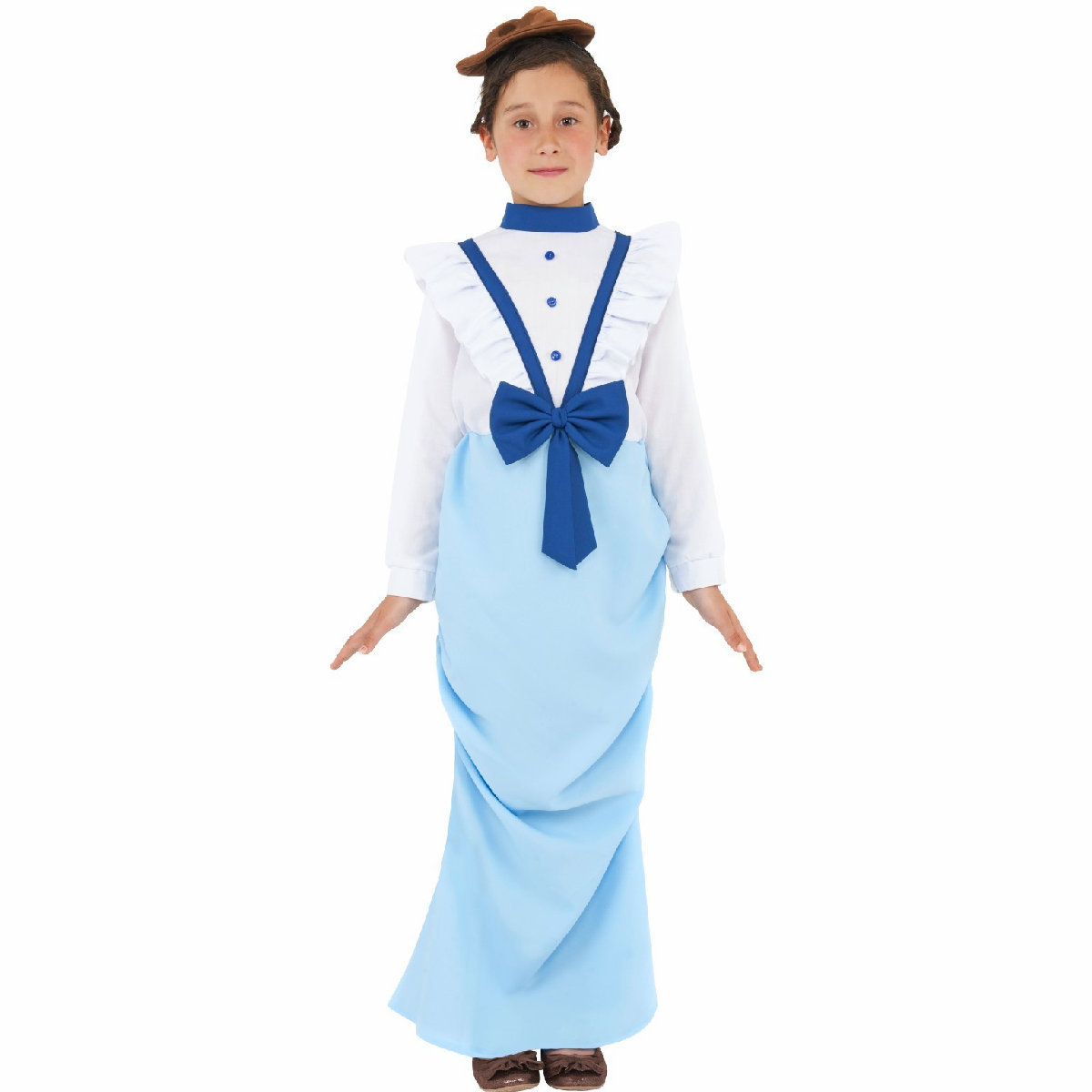 Posh Victorian Girl's Fancy Dress Costume with Hat | eBay