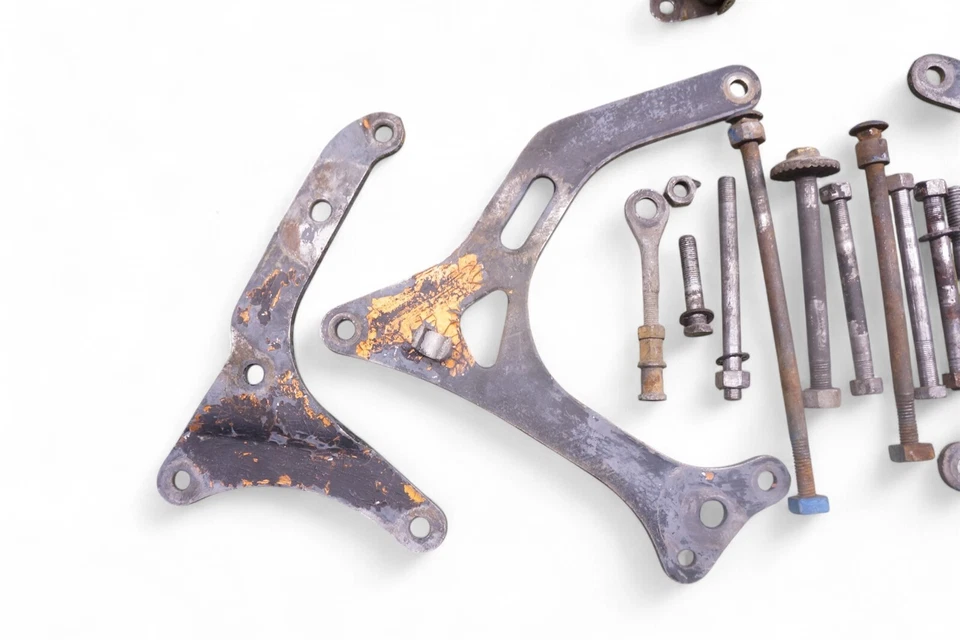 BSA A7 A7SS A10 1957 estrella fugaz preunidad *2727A soportes de motor  Foto 2 de 4