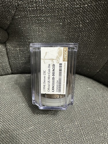 OFFICIAL US MINT COIN DIE 1994 DENVER QUARTER 25c WASHINGTON NGC CERTIFIED