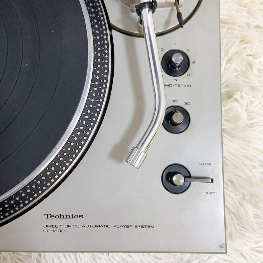 TECHNICS SL-1600 Turntable Record Player 1976 Direct Drive Working