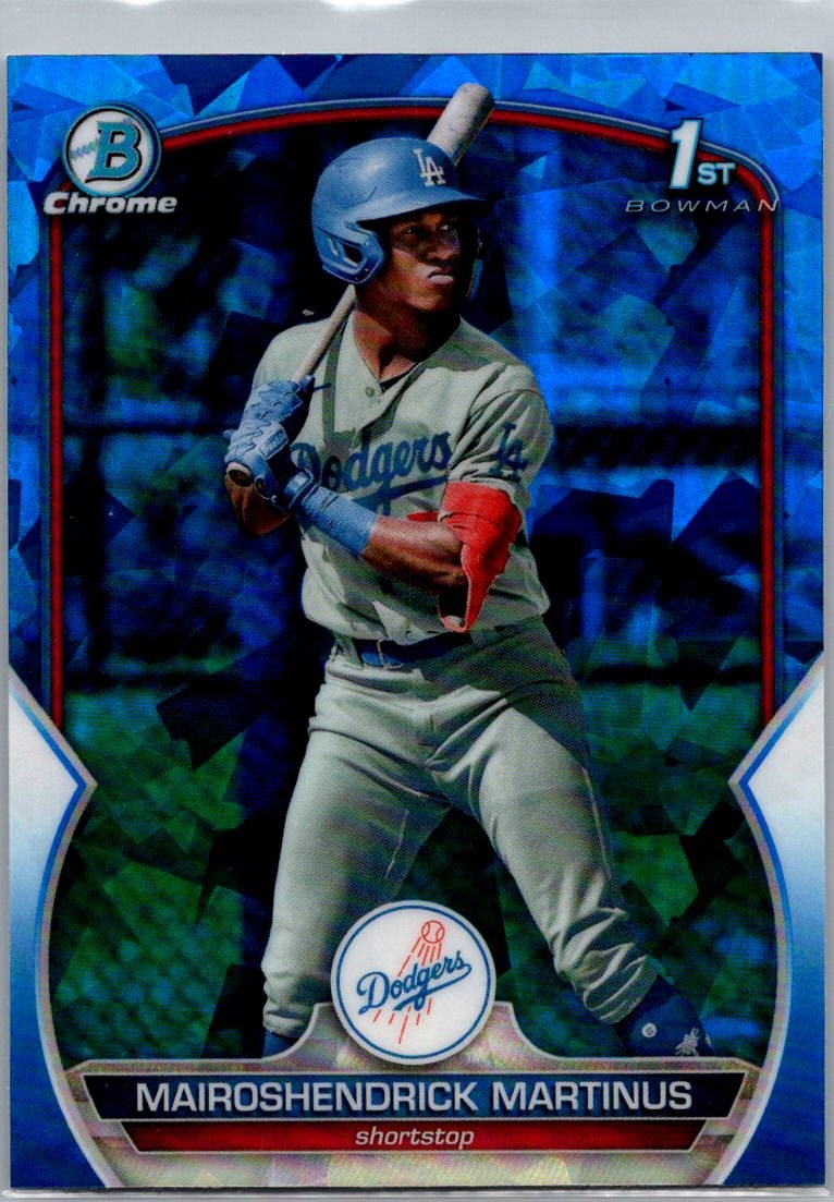 2023 Bowman Sapphire #BCP-55 Mairoshendrick Martinus Chrome Prospects