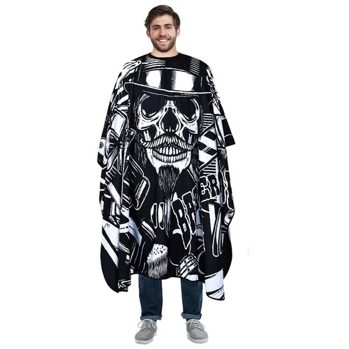 Professional Hair Cutting Cape Waterproof Barber Cape for Men Polyester with ...