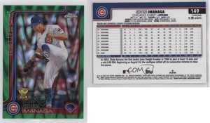 2025 Topps Chrome Green RayWave Refractor /99 Shota Imanaga #149