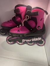 Rollerblades Microblade G Pink Adjustable Inline Skates in Adult Sizes UK 4-7