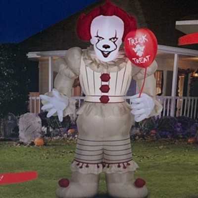 Gemmy IT Chapter Two Pennywise 8' Airblown Inflatable Lights Up Red Balloon NIB!