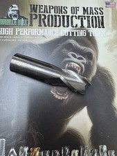 Gorilla Mill 1"x1-1/2?x4? 3 flute Square end uncoated part# CEM10F3 BRAND NEW