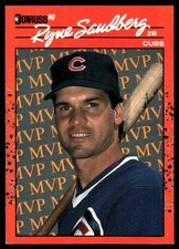 Ryne Sandberg 1990 Donruss #BC-10 Cubs MLB READ FREE SHIPPING AutographDen