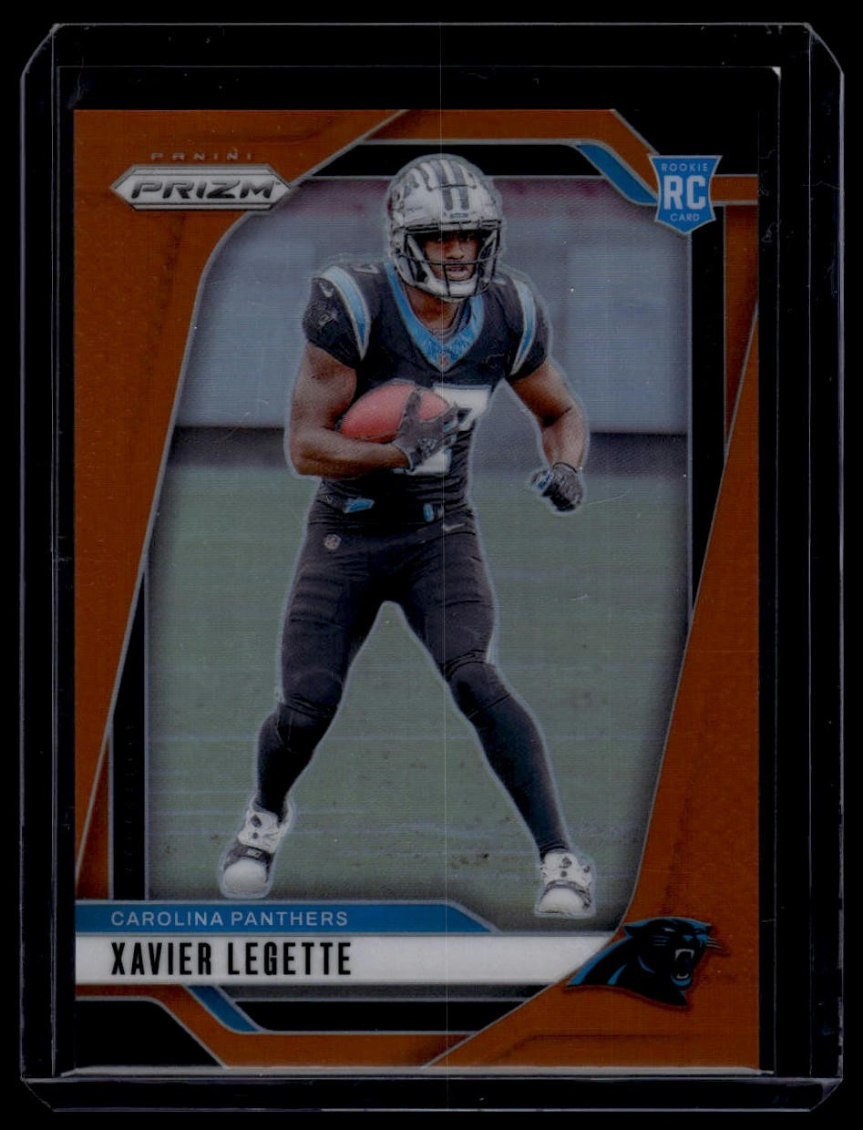 2024 Panini Prizm #398 Xavier Legette Orange #/249