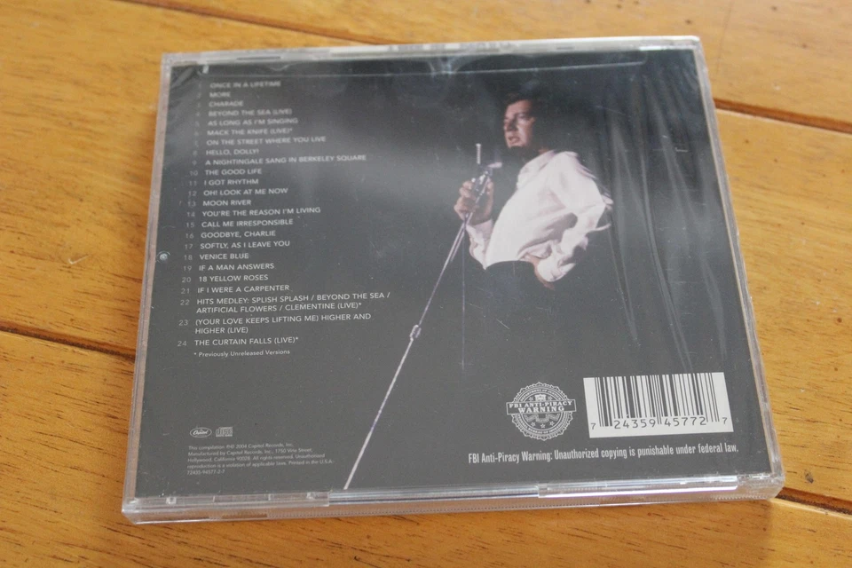 Bobby Darin CD The Legendary 24 Classic Tracks Pop Jazz Vocal 2004 New Sealed Foto 2 de 2