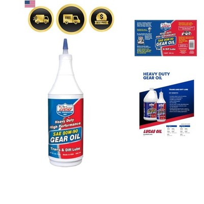 10043-PK12 Heavy Duty 80/90 Plus Gear Oil - 1 Quart Bottle