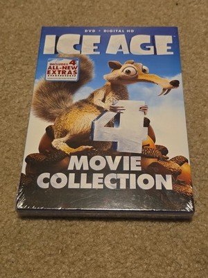 Ice Age 4 Movie Collection DVD Meltdown Dawn Of The Dinosaurs Continental *NEW*