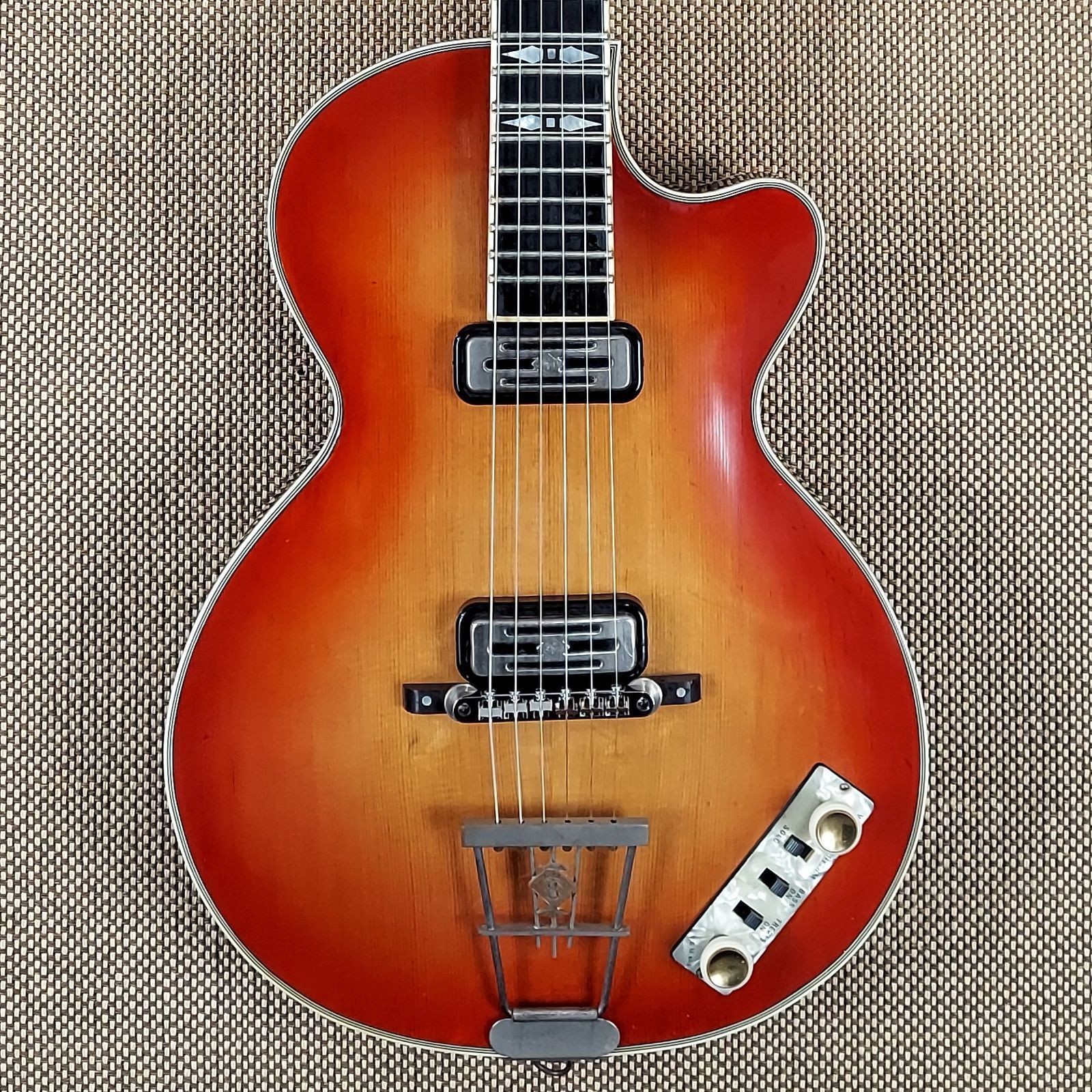 1960 Hofner Club 60 Toaster Pickups Original bridge and pickguard included! (188