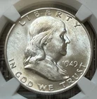 1949-D Franklin half dollar, NGC MS-62