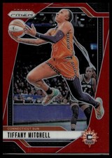 2024 Panini Prizm WNBA #57 Tiffany Mitchell Red Prizms #/299 SN